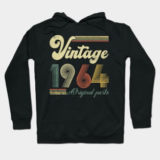 Vintage 1964 60th Birthday Gift Men Women 60 Years Old Hoodie